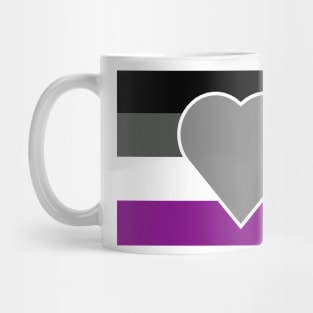 Greyromantic Asexual Flag Mug